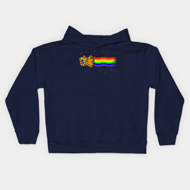 Nyan Gauntlet Kids Hoodie by RyanAstle